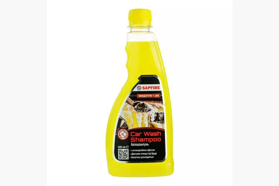 Auto šampūns ar pretkorozijas aizsardzību 500 ml SAPFIRE Image