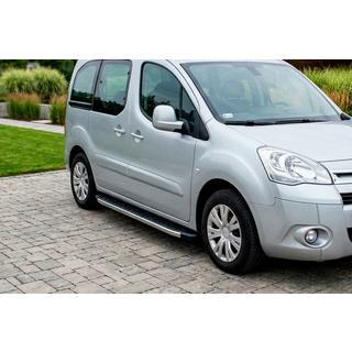 Sānu pakāpieni BlackLine (2 gab., alumīnijs) Peugeot Partner Tepee 2008–2018 foto 1