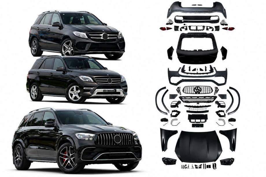 Mercedes GLE/ML class W166 2011–2018 Facelift komplekts W167 GLE53 Foto 2
