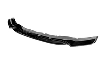 BMW X6 F16 2014–2019 Priekšējā bampera lūpas spoileris DPT V-2 (X6M F86, spīdīgi melns) foto 4