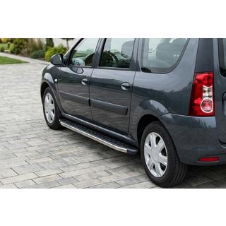 Sānu pakāpieni BlackLine (2 gab., alumīnijs) Dacia Logan MCV 2004–2014 foto 1