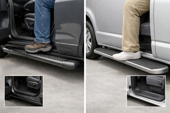Sānu sliekšņi SUV vai busam: kā atšķiras ērtība Foto 1
