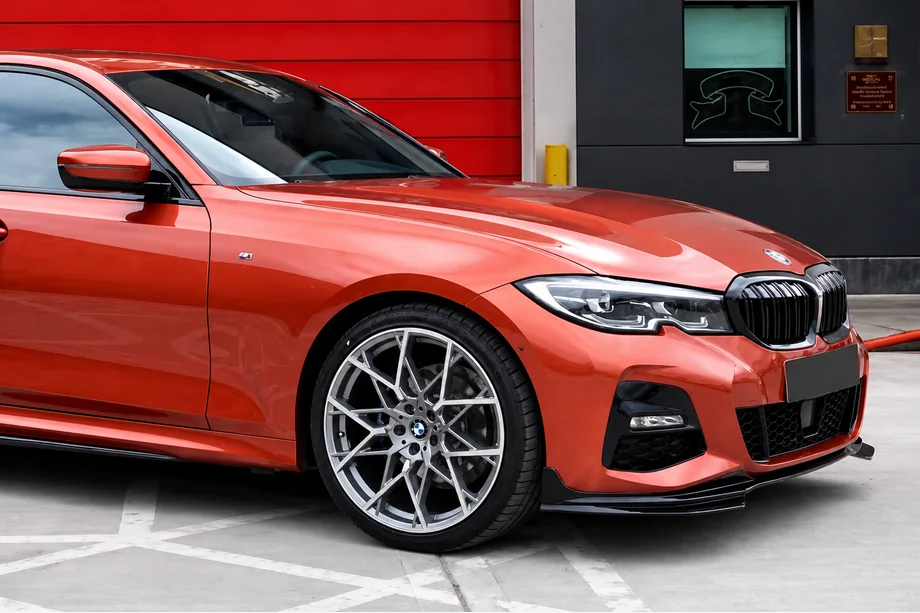 BMW 3. sērija G20/G21 2018– Priekšējā bampera lūpa MP-Style (M-Sport 2018-2022, ABS) Foto 4