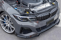 BMW 3. sērija G20/G21 2018– Priekšējā bufera sānu restes (M-Sport 2018-2022, ABS) foto 3