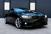 BMW 4 sērija F32/F33/F36 2012–2020 MP-Style priekšējā bampera lūpa (M-Sport, spīdīgi melna) foto 5