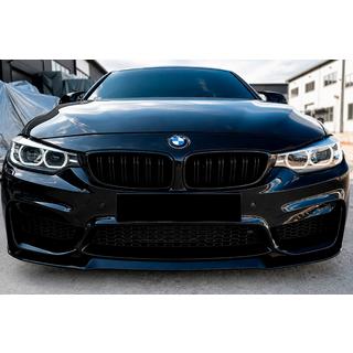 Priekšējā bampera lūpas spoilers CS-Style (M4, spīdīgi melns) foto 3
