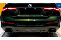 BMW 4. sērija G22/23/26 2020– Aizmugurējā bampera difuzors ar izpūtēja uzgaļiem (G22/G23 M-Sport) foto 3
