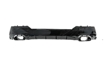 BMW 4. sērija G22/23/26 2020– Aizmugurējā bampera difuzors ar izpūtēja uzgaļiem (G22/G23 M-Sport) foto 2