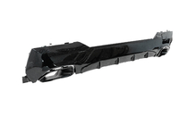 BMW 4. sērija G22/23/26 2020– Aizmugurējā bampera difuzors ar izpūtēja uzgaļiem (G22/G23 M-Sport) foto 5