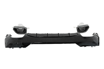 BMW 4. sērija G22/23/26 2020– Aizmugurējā bampera difuzors ar izpūtēja uzgaļiem (G22/G23 M-Sport) foto 7
