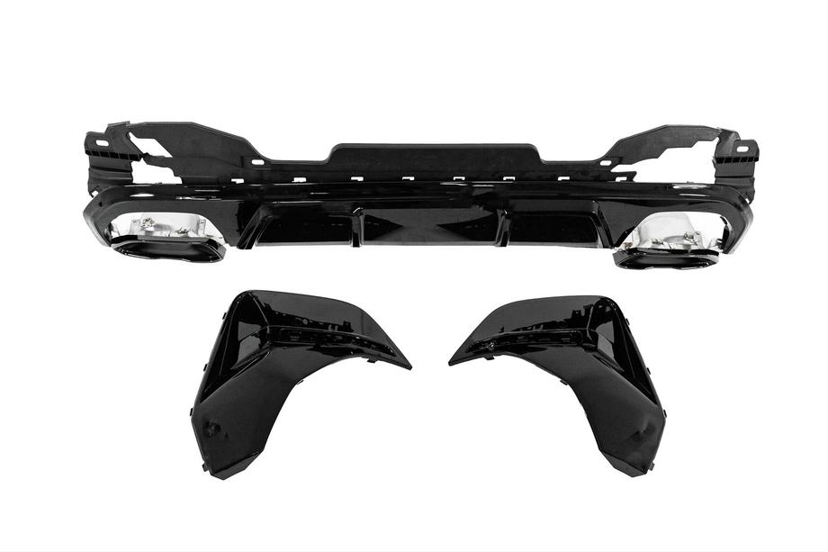 BMW 4. sērija G22/23/26 2020– Aizmugurējā bampera difuzors ar izplūdes uzgaļiem (G26 M-Sport) Foto 9