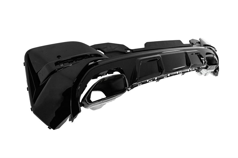 BMW 4. sērija G22/23/26 2020– Aizmugurējā bampera difuzors ar izplūdes uzgaļiem (G26 M-Sport) Foto 14