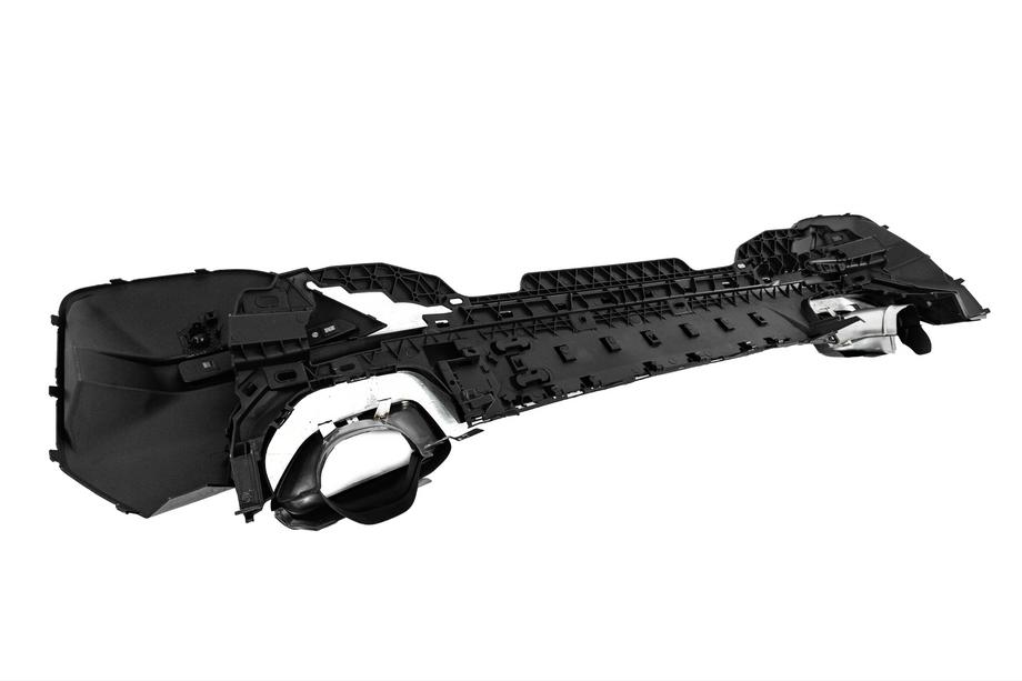 BMW 4. sērija G22/23/26 2020– Aizmugurējā bampera difuzors ar izplūdes uzgaļiem (G26 M-Sport) Foto 17