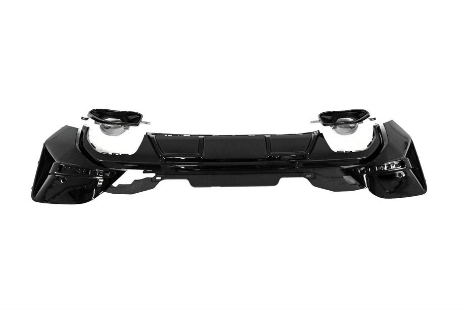 BMW 4. sērija G22/23/26 2020– Aizmugurējā bampera difuzors ar izplūdes uzgaļiem (G26 M-Sport) Foto 18