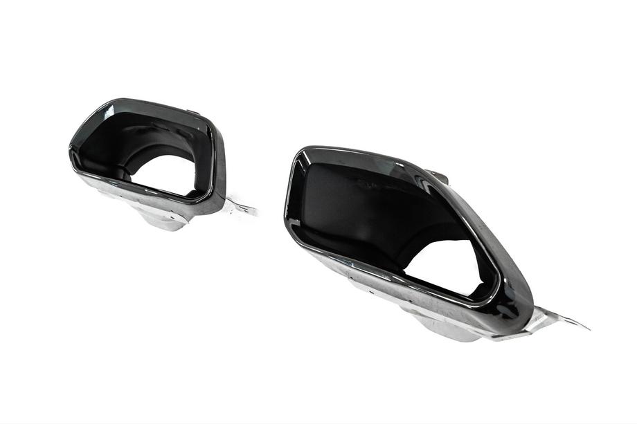 BMW 4. sērija G22/23/26 2020– Aizmugurējā bampera difuzors ar izplūdes uzgaļiem (G26 M-Sport) Foto 20