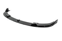 BMW 5. sērija E60/E61 2003–2010 Priekšējā bampera lūpa (M-Sport, spīdīgi melna) foto 3
