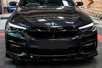 BMW 5. sērija G30/G31 2017–2023 Priekšējā bampera lūpa Lip AC-Style (M-Sport 2017-2020, ABS) foto 5