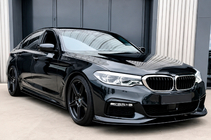 BMW 5. sērija G30/G31 2017–2023 Priekšējā bampera lūpa Lip AC-Style (M-Sport 2017-2020, ABS) foto 3