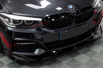 BMW 5. sērija G30/G31 2017–2023 Priekšējā bampera lūpa Lip AC-Style (M-Sport 2017-2020, ABS) foto 4