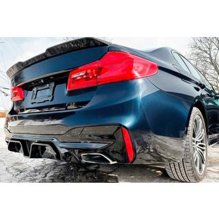 Aizmugurējā bampera difuzors CS-Style (M-Sport/M5 F90, ABS) foto 2