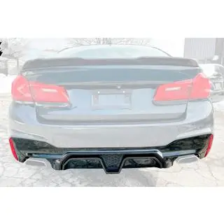 Aizmugurējā bampera difuzors CS-Style (M-Sport/M5 F90, ABS) foto 1