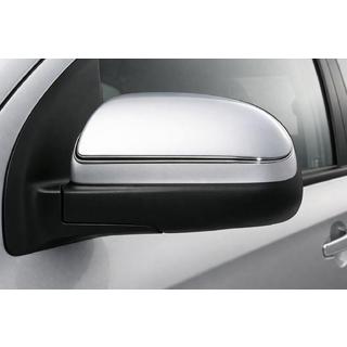 Atpakaļskata spoguļu uzlikas (2 gab., nerūsējošais tērauds) Chevrolet Aveo T250 2005–2011 foto 1