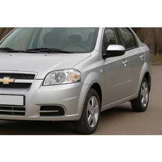 Atpakaļskata spoguļu uzlikas (2 gab., nerūsējošais tērauds) Chevrolet Aveo T250 2005–2011 foto 3