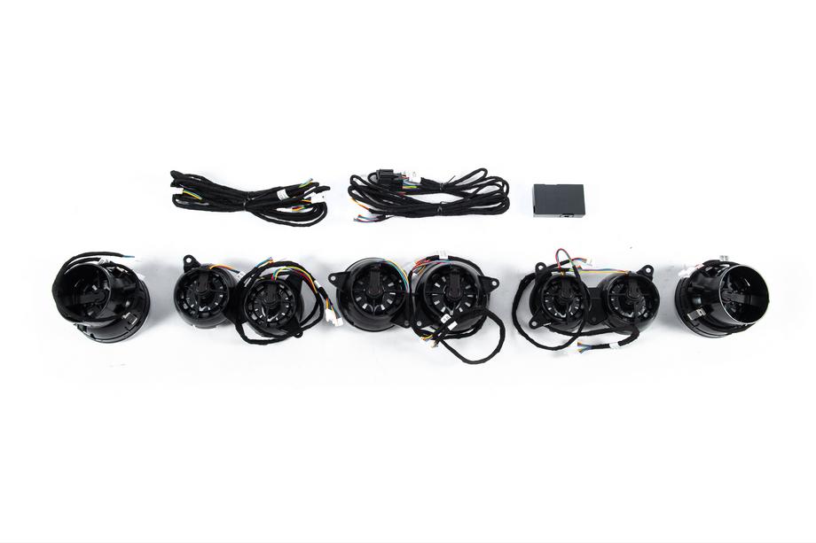 Mercedes S-class W222 2013–2022 LED ventilācijas deflektori (2018-2022, 64 krāsas) Foto 6