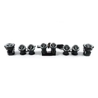 LED ventilācijas deflektori (64 color) Mercedes E-klase W213 2016–2023 foto 3