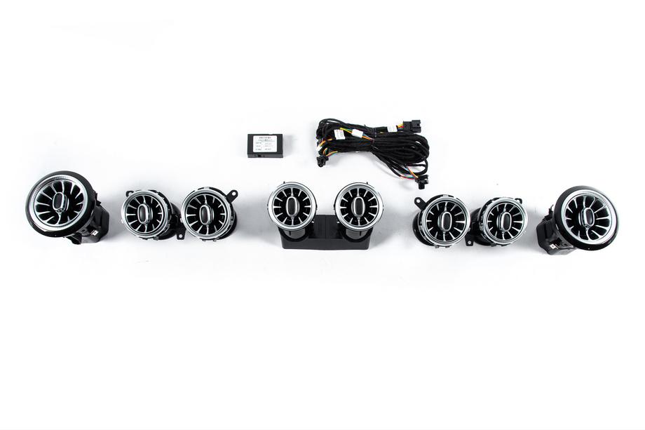 Mercedes E-klase W213 2016–2023 LED ventilācijas deflektori (64 color) Image