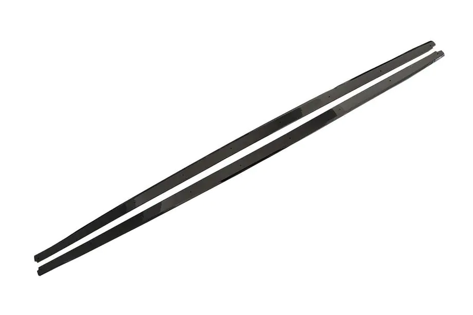 BMW 5. sērija F10/F11 2010–2016 MP-Style sliekšņu uzlikas (M-Sport/M5 sliekšņiem, melns spīdīgs) Image