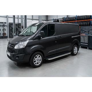 Sānu pakāpieni BlackLine (2 gab., alumīnijs) Ford Custom 2013–2022 foto 1