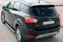 Ford Kuga 2008–2013 Sānu pakāpieni BlackLine (2 gab., alumīnijs) foto 1
