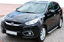 Hyundai IX-35 2010–2015 Sānu pakāpieni BlackLine (2 gab., alumīnijs) foto 1