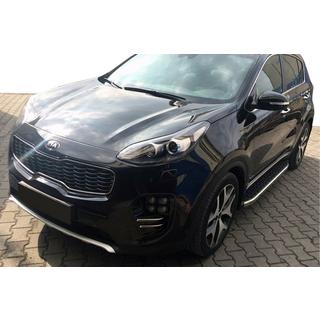 Sānu pakāpieni BlackLine (2 gab., alumīnijs) Kia Sportage 2010–2015 foto 1