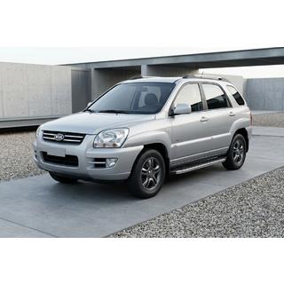 Sānu pakāpieni BlackLine (2 gab., alumīnijs) Kia Sportage 2004–2010 foto 1