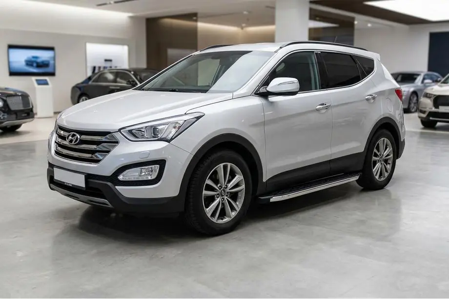 Hyundai Santa Fe 3 2012–2018 Sānu pakāpieni BlackLine (2 gab., alumīnijs) Image