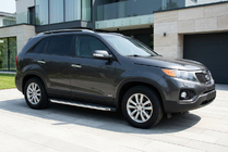 Kia Sorento II XM 2009–2014 Sānu pakāpieni BlackLine (2 gab., alumīnijs) 2013-2016 foto 1