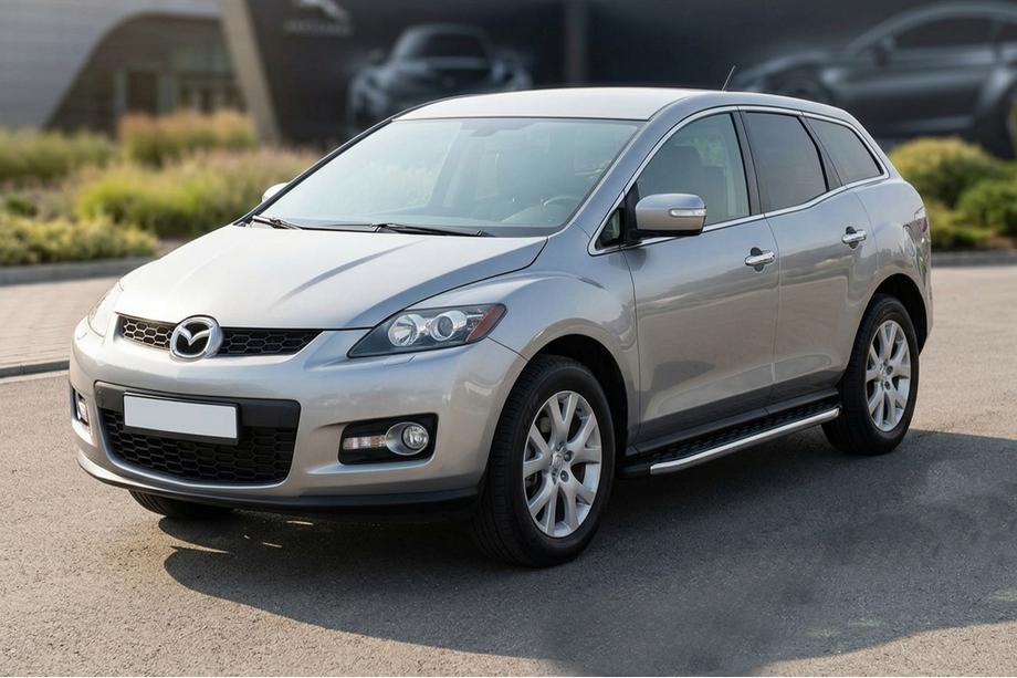 Mazda CX-7 2006–2012 Sānu pakāpieni BlackLine (2 gab., alumīnijs) Image