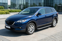 Mazda CX-9 2007–2016 Sānu pakāpieni BlackLine (2 gab., alumīnijs) foto 1