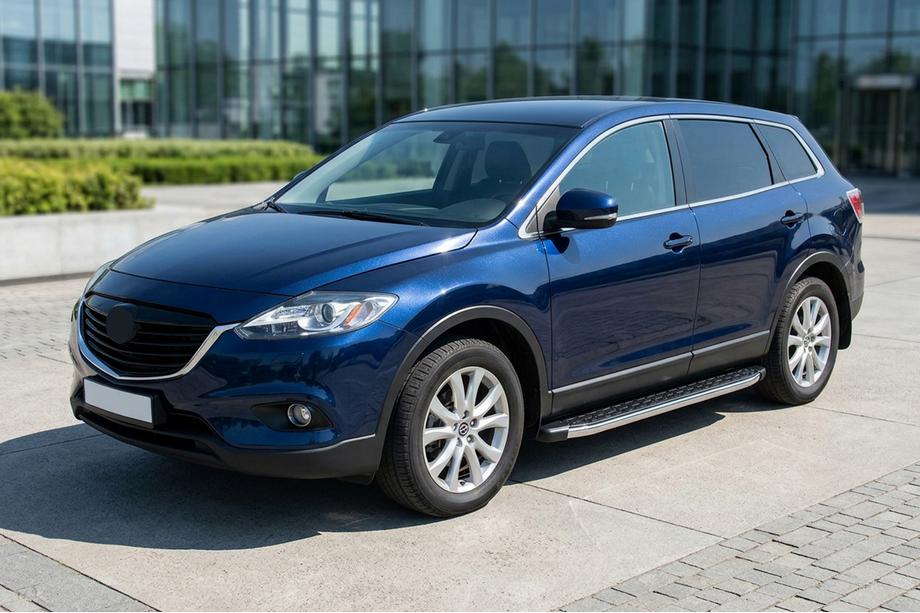 Mazda CX-9 2007–2016 Sānu pakāpieni BlackLine (2 gab., alumīnijs) Image