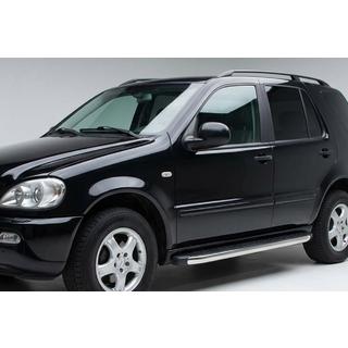 Sānu pakāpieni BlackLine (2 gab., alumīnijs) Mercedes ML W163 1997–2005 foto 1