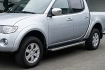 Mitsubishi L200 2006–2015 Sānu pakāpieni BlackLine (2 gab., alumīnijs) foto 1