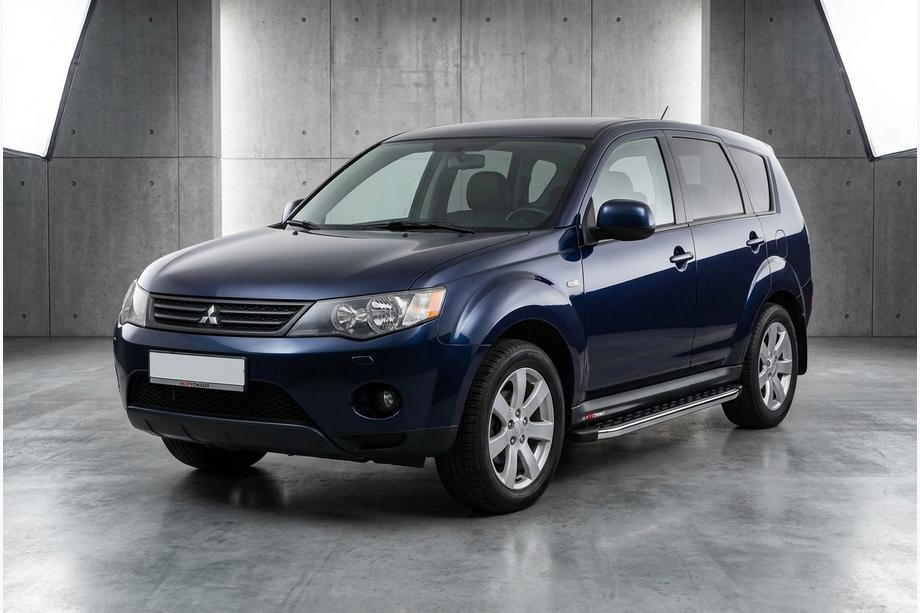 Mitsubishi Outlander 2006–2012 Sānu pakāpieni BlackLine (2 gab., alumīnijs) Image