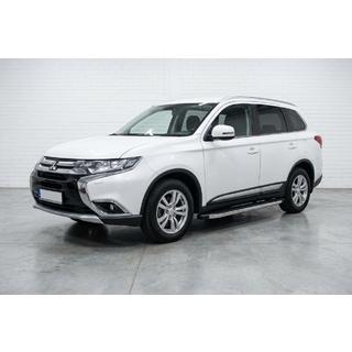 Sānu pakāpieni BlackLine (2 gab., alumīnijs) Mitsubishi Outlander 2012–2021 foto 1