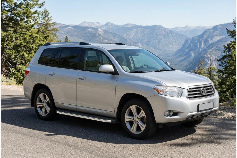 Toyota Highlander 2008–2013 Sānu pakāpieni BlackLine (2 gab., alumīnijs) Image