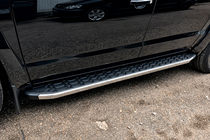 Volkswagen Amarok 2010–2022 Sānu pakāpieni BlackLine (2 gab., alumīnijs) foto 1
