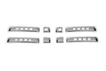 Volkswagen Golf 3 1991–2001 Hromētas durvju rokturu uzlikas (4 gab., plastmasa) foto 2