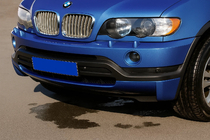 BMW X5 E53 1999–2006 Priekšējā bufera lūpa (1999-2003, krāsošanai) foto 1