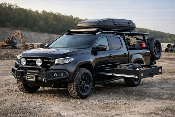 Mercedes-Benz X-Class sākuma uzlabojums darbam un ikdienas braukšanai Foto 1